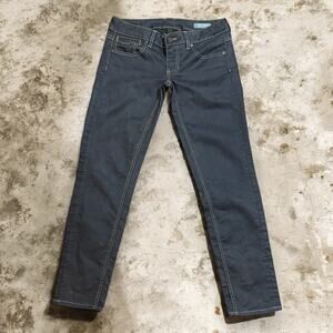 Chevignon 57 Jeans Womens Rusty Skinny Brown Stretch Low-Rise Pants Size 28